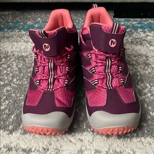 Merrell Pink and Purple Hiking Shoes